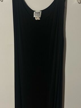 R&M Richards Black Women's Scoop Neck Dress